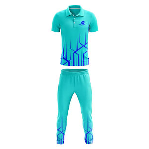 Uniforme de críquet para hombre de la mejor calidad a precio económico, conjunto de jersey y pantalones deportivos ligeros con control de humedad para venta en línea - Product Image 1