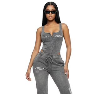 Mono Deportivo de Yoga para Mujer TAHAD 2026, Cuello Profundo, Suave y Cómodo, de Una Pieza con Compresión Rápida, OEM/ODM - Product Image 1