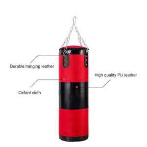 Sac de frappe de boxe sur pied lourd pour entraînement, équipement de boxe, rempli de sable, à bas prix - Product Image 4