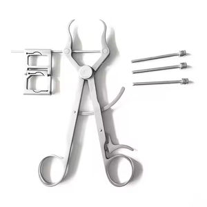 Pinza de reducción de punta fina de acero inoxidable para cirugía veterinaria, ortopédica y sujeción de placas óseas, de alta precisión manual - Product Image 5