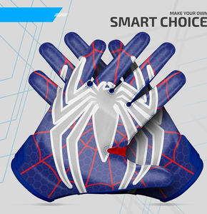 Guantes de Fútbol Americano Profesionales, Transpirables, Antideslizantes, Ligeros, Unisex, Personalizables, de Látex - Product Image 3