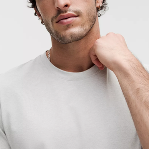 เสื้อยืดผู้ชาย พิมพ์ลายตามสั่ง ด้านหน้าทรงโอเวอร์ไซส์ ไหล่ตก คอริบ คอกลม ผ้าเปล่าคุณภาพหรู 100% โพลีเอสเตอร์ ป้องกันขนร่วง - Product Image 4