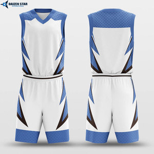 Ensemble d'uniformes de basketball personnalisés, directement de l'usine, légers et à séchage rapide, pour l'entraînement au basketball - Product Image 4