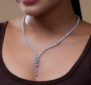 Collar con Colgante de Diamante Creado en Laboratorio, Estilo Vintage, con Inicial Personalizada, Certificado IGI, Regalo de Boda para Mujer - Product Image 5