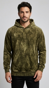 Sweat à capuche unisexe premium pour l'hiver, polyester/coton, homme/femme, coupe ample, tissu doux, confortable, streetwear décontracté, à carreaux - Product Image 3