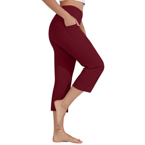 Concevez votre propre capri pour femme, couleur unie, séchage rapide, en promotion, en stock. - Product Image 4