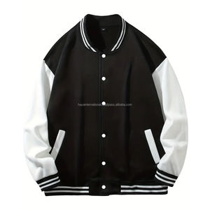 เสื้อแจ็คเก็ตวาร์ซิตี้ขนสัตว์คอตั้งปักลายมังกรสำหรับผู้ชาย ฤดูหนาว เป็นมิตรกับสิ่งแวดล้อม ระบายอากาศได้ดี - Product Image 1