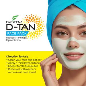 Excellent Quality D <b>Tan</b> <b>Face</b> Pack for Detoxifying Skin and Removing Impurities Available At Best Market Price - Product Image 3