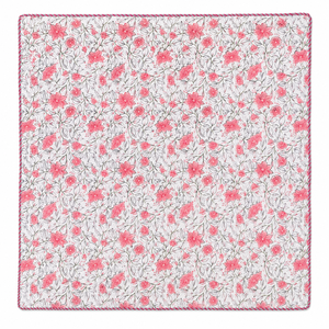Handmade Block Printed Luxury Floral Cotton Quilt King Size <b>Comforter</b> Reversible Bedspread Set 3-Piece All-Season Pillow Covers - Product Image 4