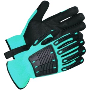 Gants de travail anti-choc multi-usages confortables de haute qualité, fabricant et exportateur de gants anti-choc robustes - Product Image 5