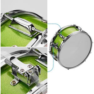 Custom High Quality Handmade Single Layer Birch Wood Sheepskin Heads Snare <b>Drum</b> Coated Stainless Steel Live Marching Band - Product Image 6