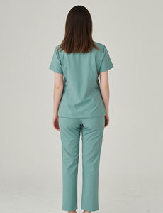 Uniformes Médicos Blancos para Enfermeras, Elegantes, de Manga Corta, Transpirables, Conjuntos de Uniformes para Hospital, Tallas XS-6XL, Venta al Por Mayor - Product Image 2