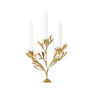 2025 coulée d'aluminium métal fait à la main Rose fleur Design bougeoir maison salon décoratif métal bougie support - Product Image 1