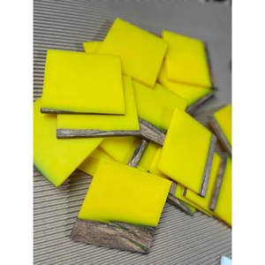 Distinctive Wooden Resin Coasters <b>Set</b> Round and Square Drink Mat <b>Tea</b> Coaster <b>Cup</b> Holder Dining Room Stylish Tabletop Decor - Product Image 6