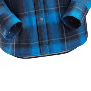 Chemise décontractée d'été pour homme à manches longues boutonnée, coupe décontractée, en flanelle respirante et écologique, fabricant OEM ODM pour l'exportation - Product Image 4