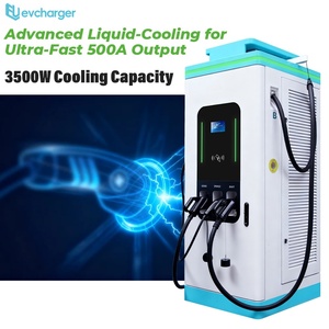 เครื่องชาร์จรถยนต์ไฟฟ้าแบบ 3-in-1 AC+DC กำลังไฟ 320 กิโลวัตต์ ระบบระบายความร้อนด้วยของเหลว CCS2 สำหรับสถานีชาร์จรถโดยสารสาธารณะ - Product Image 3