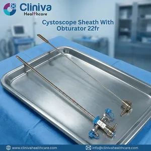 Obturador de Cistoscopio Cliniva 22Fr de Acero Inoxidable, Set de Instrumentos de Endoscopia Urológica, Equipo Quirúrgico Reutilizable, ISO13485 - Product Image 6