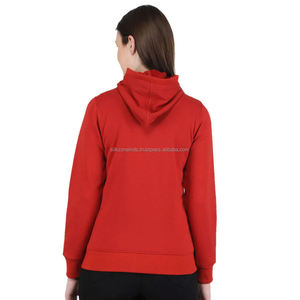 Sweat à capuche Slim Fit zippé à manches longues style streetwear pour femme Sweat de couleur unie - Product Image 4