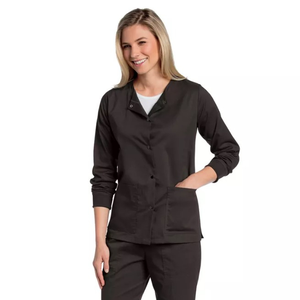Ensemble de Blouses Médicales Unisexe en Spandex/Polyester Micro-Scratch avec Logo Personnalisé, Confortable, Col en V, Manches Courtes, Uniforme d'Hôpital – Vente en Gros - Product Image 5