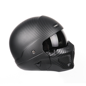 Motorrad Retro Helm <span class=keywords><strong>Open</strong></span> Face Blase Visier Maske Roller Helme Chopper Casco Moto Vintage Helm - Product Image 4