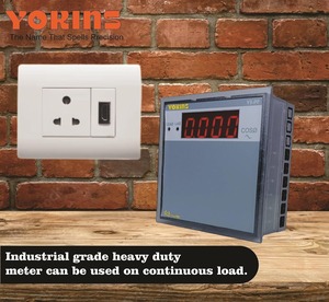 เครื่องวัดกำลังไฟฟ้าดิจิตอล YOKIns แบบ 3 เฟส และ 1 เฟส AC 5A 500V ขนาด 96x96 มม. สำหรับติดตั้งบนแผงควบคุม ใช้สำหรับระบบสามเฟส - Product Image 4