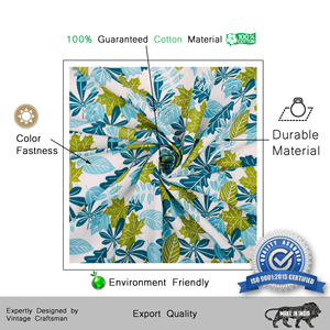 100% Cotton Woven Floral Printed Modern <b>Round</b> <b>Table</b> <b>Cover</b> Soft Waterproof Oilproof for Kitchen Dining Home Decor - Product Image 3