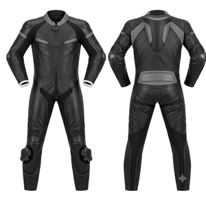 ชุดแข่งรถมอเตอร์ไซค์ซูซูกิ MotoCP สำหรับผู้ชาย 1 ชิ้น ทำจากหนังวัว/หนังจิงโจ้ ชุดจั๊มสูท/ชุดป้องกัน กันน้ำ แห้งเร็ว - Product Image 1