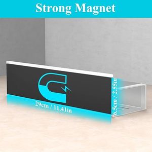 Set di 4 Organizzatori Magnetici Argento per Spezie, per Frigorifero e Forno - Product Image 4