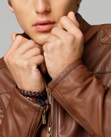 Nouvelle veste de motard en cuir véritable marron uni pour homme, respirante, style streetwear hiver, avec doublure Sherpa et bordure en fourrure, personnalisable, best-seller