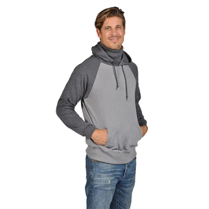 Sweat-shirts à capuche pour hommes, de qualité supérieure, personnalisés, 100 % coton, unis, décontractés, respirants, style uni. - Product Image 5