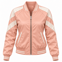 Blouson bomber pour femme, haute qualité, imperméable, grande taille, nouveau design, coupe courte, blousons bomber de sport personnalisés