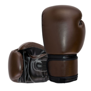Gants de boxe unisexes respirants personnalisés en usine, en similicuir de haute qualité, protection UV, fermeture auto-agrippante, pour entraînement professionnel - Product Image 1