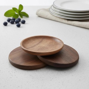Wholesale ILAHI's Eco-Friendly Brown Square Wooden Coaster Classic Design Tabletop Protective Accessory Customizable Size Home - Product Image 6