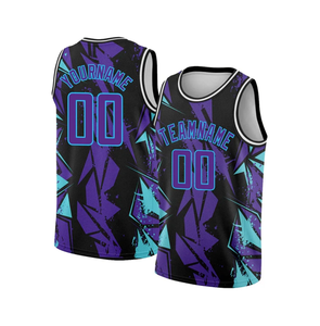 Custom Sublimation Summer Basketball Jersey Uniform Sets for Adults-Spandex/Cotton Quick Dry New Basketball Jerseys for <b>Men</b> - Product Image 5