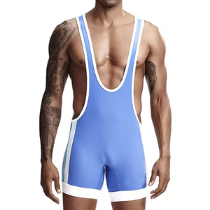 Mono Deportivo de Poliéster de Secado Rápido con Estampado por Sublimación Personalizado, Mono Sexy de Una Pieza para Lucha Libre, para Mujeres y Hombres de Talla Grande - Product Image 5