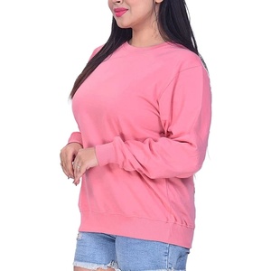 เสื้อฮู้ดดี้โอเวอร์ไซส์แขนยาวสีพื้นสำหรับผู้หญิงรุ่นใหม่ล่าสุด สไตล์ลำลองสุดเทรนดี้ - Product Image 4