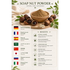 Simple and Gentle Natural Routine Cleansing with Soapnut Reetha Aritha Sapindus Mukorossi Soapberry Whole Powder - Product Image 4