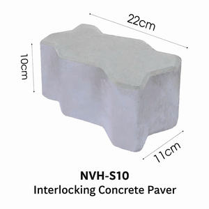 Adoquín de Hormigón Entrelazado de Diseño Moderno NVH-S10 para Uso en Exteriores, Baños, Cocinas y Hoteles - Product Image 2