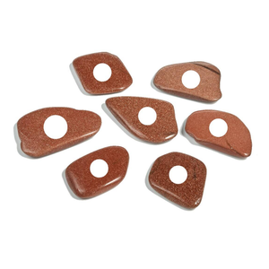 Support de bougie en pierre naturelle sculptée à la main en pierre de cristal rouge Goldstone, Agate, Pierre précieuse, Guérison, Vente en gros - Product Image 6
