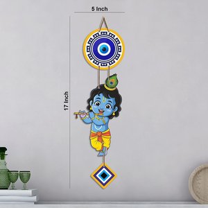 Bohemian Nazar Battu Evil Eye Wall Hanging for Home Entrance Living Room Bedroom Protection Decor - Product Image 6