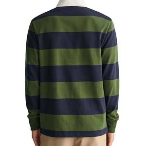 Ropa Deportiva Personalizada al 100% para Hombre, Camiseta de Rugby a Rayas de Manga Larga, Transpirable, Antibacteriana, de Secado Rápido, Tallas Grandes, Estampada - Product Image 2