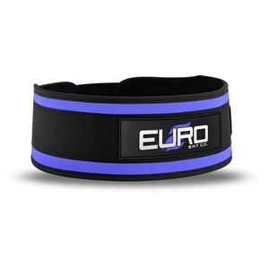 EURO SKT CO. Ceinture de musculation noire et violette, réglable avec boucle, unisexe, soutien lombaire pour entraînement de force, en matériau EVA - Product Image 2