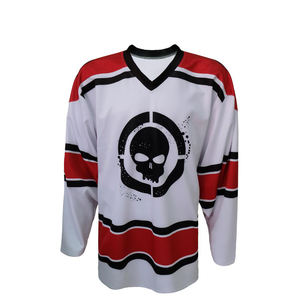 Vente en gros d'usine, maillot de hockey sur glace personnalisé avec logo par sublimation, uniforme de hockey de haute qualité, 100% polyester 220g - Product Image 1