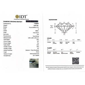 Loose Diamond 0.47 Carat Handcrafted Gemstone for Fine Jewelry - Product Image 4