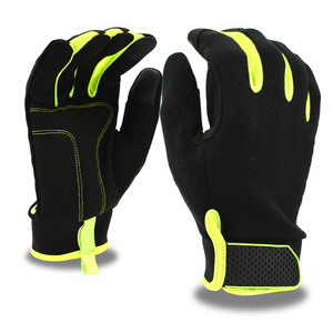 Tactical Hi Vis <b>Gloves</b> Designed For Industrial Safety Teams With Reinforced Palm Grip And Reflective Strip Technology - Product Image 5