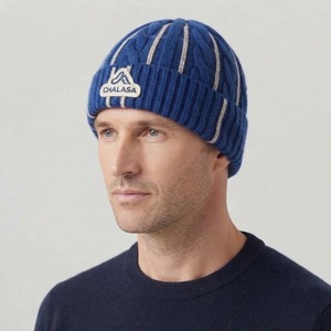 Custom Y2K Acrylic Jacquard Knit <b>Beanie</b> Embroidered Winter Warm Fashion <b>Hat</b> OEM Wholesale 100% <b>Wool</b> Unisex Casual - Product Image 3