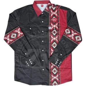 Chemise de travail industrielle pour hommes, respirante, résistante aux flammes, pour le soudage, légère, imprimée, ignifuge - Product Image 1