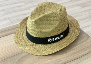 Sombrero de paja de Panamá Natural de alta calidad con ala ancha Eco2go Sombrero de pesca de protección solar de Vietnam Hecho de hierba duradera Uso en verano - Product Image 2