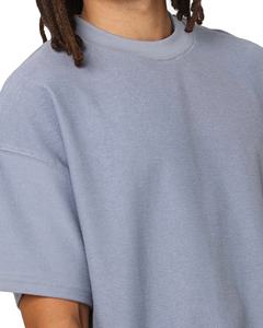 เสื้อยืดโอเวอร์ไซส์ผู้ชายผ้าคอตตอนเนื้อนุ่มใส่สบายไซส์ใหญ่พิเศษเสื้อถักนิตติ้งสำหรับ100% - Product Image 4