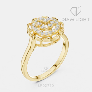 Bague de mariage en or blanc 14 carats certifiée IGI avec diamant de laboratoire de 0,19 carat taille ronde, bijou raffiné, cadeau idéal pour fiançailles, mariage ou anniversaire - Product Image 6